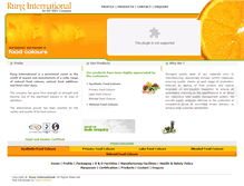 Tablet Screenshot of food-colour.net